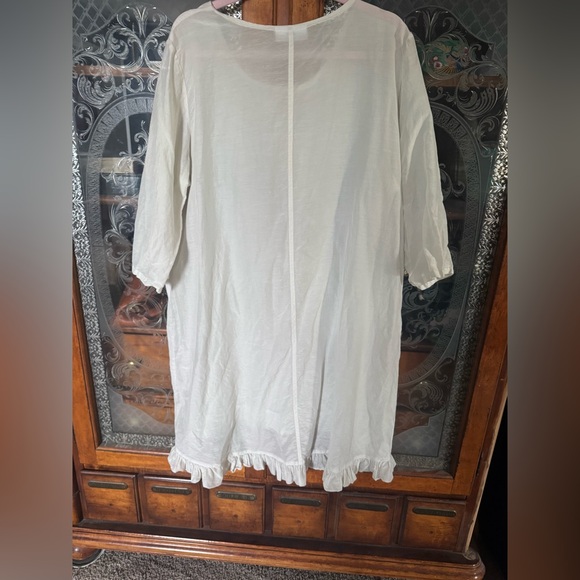 bryn Walker Top with Ruffle Silk Cotton - Picture 2 of 6